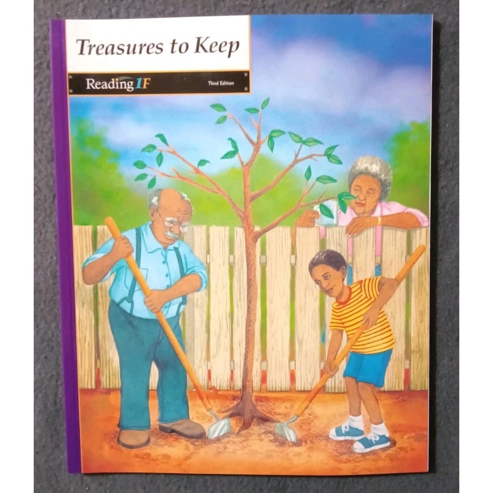 BJU Press Treasures To Keep Reading 1F Student Text Third Edition